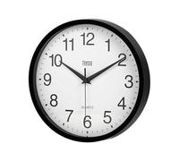 Teesa Horloge Murale Analogique Universel 25 cm TSA0037B Noir