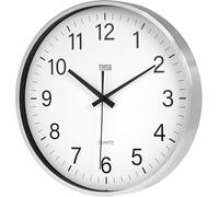 teesa Horloge Murale Analogique Universel 30 cm TSA0036 Argent (Lot de 5)