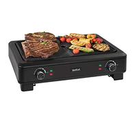 Tefal Barbecue Electrique d'Intérieur Presque Sans Fumée et Sans Odeur TG900812 Noir Taille Unique