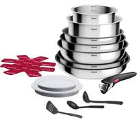 Casserolerie Tefal Ingenio Cook Eat Set Inox 15 Pièces - Casseroles, Poeles Et Ustensiles L881sf04