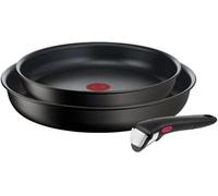 Tefal - Batterie De Cuisine Ingenio Eco Resist 2 Poeles Et Poignée L3979102