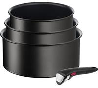 Tefal - Batterie De Cuisine Ingenio Eco Resist 3 Casseroles+Poignée