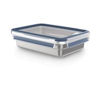Tefal Boîte à lunch rectangulaire en acier inoxydable MasterSeal 1.2 L