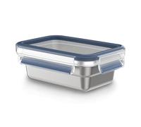 Tefal Boîte de conservation 0,5 L, Acier inoxydable 304 léger et hygiénique, Robuste, Etanche, Compatible congélateur, lave-vaisselle et four, Couvercle à clipser, Masterseal Inox N1150310