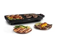 Tefal - Booster - Plancha électrique - 6 personnes - 2200W - Noir | Grill pour 6 à 8 personnes avec zone boost haute performance - Revêtement antiadhésif Resist et thermostat réglable 5 niveaux