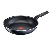 Tefal C38502 XL Force Poêle à frire, 20 cm, avec revêtement anti-adhésif, signal thermique, résistante, robuste, fond de poêle à diffusion, forme extra large, poignée stable, noire