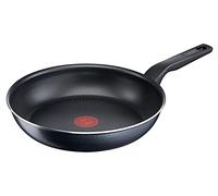 Tefal C38508 XL Force Poêle à frire, 32 cm, avec revêtement anti-adhésif, signal thermique, résistante, robuste, fond de poêle à diffusion, forme extra large, poignée stable, noire