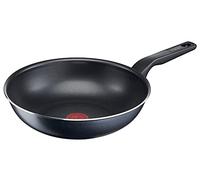 Tefal Poêle wok C38519 XL Force 28 cm – revêtement anti-adhésif, Thermo-Spot, noire