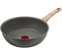 Tefal C44277 Poêle à frire profonde avec revêtement en céramique 10,2" (26 cm), compatible avec les feux à gaz, sans substances toxiques telles que le PFOA, lisse à utiliser, antiadhésive, longue