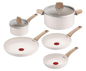 Tefal C445S504, Assortiment, Beige, Céramique, Aluminium, Indicateur thermique, Verre