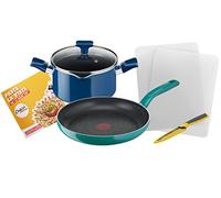 Tefal G804S404 Chefclub pan set - Braadpan - Kookpan - Keukenmes - Snijplanken