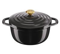 Tefal Cocotte Air 24 cm - Casserole en fonte d'aluminium de 4,7 L de capacité, revêtement céramique, résultats tendres, convient pour four et cuisinières classiques, y compris induction, passe au