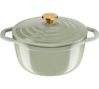 Cocotte Tefal Tefal Cocotte ronde 24 cm AIR SOFT LIGHT Green Lichen en fonte d''aluminium induction E2664625