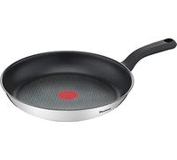 Tefal - Comfort Max Poêle Induction - Compatible tous feux - 26 cm - Inox | Poêle anti adhesive induction avec Thermo-Spot pour saisir vos viandes et légumes - Compatible tous feux - Poignée isolée