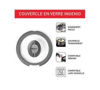 Tefal - Couvercle Ø20 Cm Ingenio En Verre - Noir