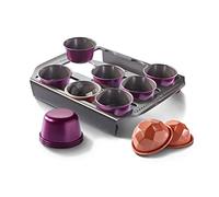 Tefal Creabake Kit initiation moules à gâteaux 9 muffins 3 moules diamant revêtement anti-adhésif système empilable recettes créatives sucrées et salées pâtisserie facile J304SS