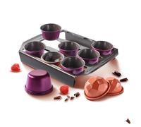 Tefal Creabake Set de moules à gâteaux, 9 moules à muffins, 3 moules à gâteaux à facettes, Revêtement antiadhésif