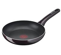 Tefal - D52202 - Resist Intense - Flame Protect - Poêle à frire - Revêtement antiadhésif - Résistant - Signal thermique - Forme profonde - Nettoyage facile - Sûr - Rouge bordeaux - 20 cm
