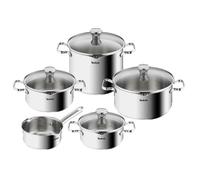 Tefal Duetto On, Batterie de cuisine 9 pièces, Casserole 16 cm, Faitouts 18/20/24 cm + couvercles, Pasta Pot 22 cm + couvercle