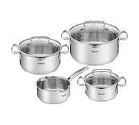 Tefal Batterie de cuisine Duetto+ 7 pièces – 3 casseroles 16/20/24 cm et 1 casserole 16 cm
