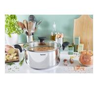 Tefal E3084604 Primary Faitout Inox 24 Cm / 5l + Couvercle/ Compatible Induction Seb