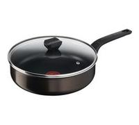 Tefal Sauteuse 24 cm Easy Cook & Clean B5543202 – Antiadhésive, sans induction, avec couvercle