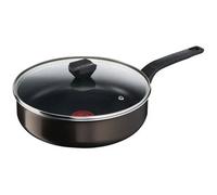 Tefal Sauteuse 24 cm Easy Cook & Clean B5543202 – Antiadhésive, sans induction, avec couvercle