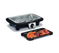 Tefal Barbecue électrique Easy Grill 2 en 1 YY3818FB – 2100 W, plaque plancha incluse, noir