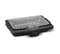 Tefal EasyGrill Barbecue Électrique de table, Barbecue d'éxtérieux 2100W, Grille Inox, Large surface de cuisson, Fumée Réduite, Bac à Eau, Compatible Lave-Vaisselle, BG1348F0