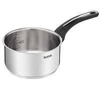 Tefal Emotion Casserole 18 cm inox, Garantie 10 ans, Base épaisse pour une diffusion de chaleur homogène, Design élégant, Poignée robuste, Induction E3012904, Argenté