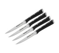 Tefal Ensemble de couteaux Ingenio, Couverts, Argent, Noir