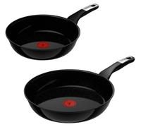 Tefal Explore Ceram G2149032, ensemble de friture, couleur noire, aluminium, céramique, couleur noire, indicateur de température