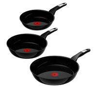 Tefal Explore Ceram G2149132, ensemble de friture, couleur noire, aluminium, revêtement céramique, couleur noire, indicateur de température