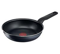 Tefal Poêle à frire XL Force C38504 24 cm – Revêtement antiadhésif, Signal thermique – Noir