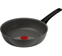 Tefal G0177702, forme ronde, poêle à frire/wok, couleur grise, matériau : céramique, aluminium, avec indicateur de température