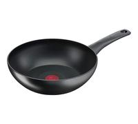 Tefal G26019 Ultimate On poêle wok 28 cm revêtement anti-adhésif avec renforcement des particules de titane Thermo-Spoti convient à tous les types de cuisinières, y compris à induction noir