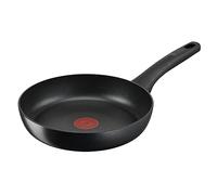 Tefal G28804 Hard Titanium On Poêle à frire, 24 cm, en aluminium, revêtement antiadhésif inoffensif, indicateur de température, convient à tous les types de feux, convient à l'induction, noire