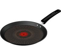 Tefal G33438, Ronde, Poêle à crêpes, Noire, Aluminium, Céramique, Gaz, Induction, Halogène, Électrique, France