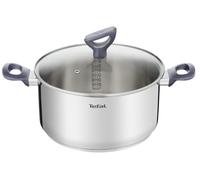 Tefal G7124614 Dailycook Faitout 24 cm + Couvercle Tous Feux dont Induction, Acier Inoxydable, Inox, 24 cm, 38, 4 x 25, 6 x 13, 3 cm