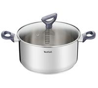 Tefal G7124614 Dailycook Faitout 24 cm + Couvercle Tous Feux dont Induction, Acier Inoxydable, Inox, 24 cm, 38, 4 x 25, 6 x 13, 3 cm
