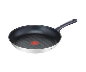 Tefal G7130614, Rond, Poêle à frire multi-usages, Acier inoxydable, Titane, 175 °C, Acier inoxydable
