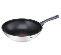 Tefal G7131914 Dailycook Poêle Wok 28 cm Tous Feux dont Induction, Acier Inoxydable, Inox, 28 cm, 47, 5 x 29, 4 x 10, 8 cm