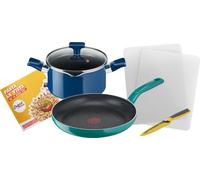 Tefal G804S404 Chefclub pan set - Braadpan - Kookpan - Keukenmes - Snijplanken