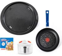 Tefal G805S304 - Poêle Chefclub 24 cm + Hachoir + Plaque à pizza