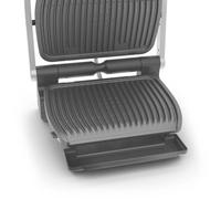 Tefal GC707D - Noir - Inox - Rectangulaire - Grille - 600 cm² - Aluminium moulé sous pression - 2000 W (GC707D)