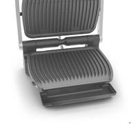 Tefal Grille GC707D - Noir Inox Rectangulaire 600 cm² Aluminium moulé sous pression 2000 W