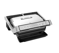 Tefal GC707D Grill de contact OptiGrill Deluxe | Résultats de cuisson parfaits | 6 programmes intelligents | Fonction de décongélation | 5 niveaux de cuisson | Programme manuel | Plaques passent au