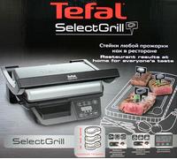Tefal GC740B30 SelectGrill Gril de contact 2000W argent/noir