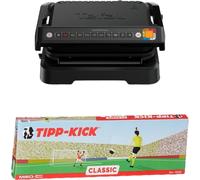 Tefal GC7748 OptiGrill - Gril de contact & jeu de Tipp Kick - noir