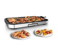 Tefal Giant Plancha XL Inox 12 personnes Cuisson plus saine Thermostat 5 niveaux 250°C GIANT PLANCHA XL INOX